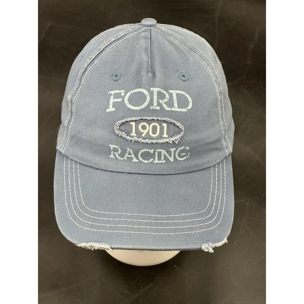 Ford Racing cap 1901 distressed blue embroidered One Size‎ strap back